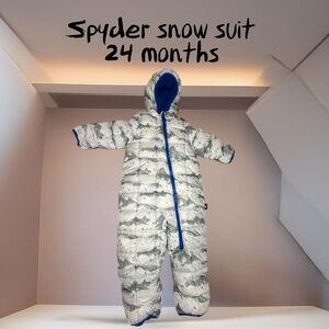 🌸 Spyder toddler snow suit, 24 months. EUC, washed once, never worn.